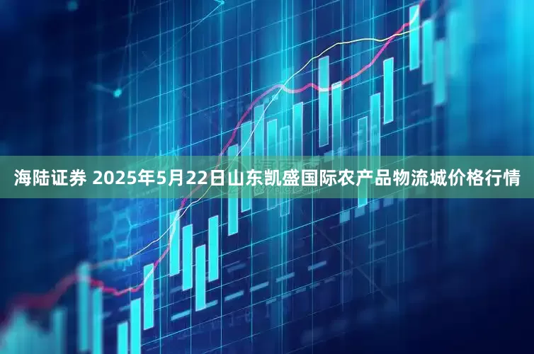 海陆证券 2025年5月22日山东凯盛国际农产品物流城价格行情