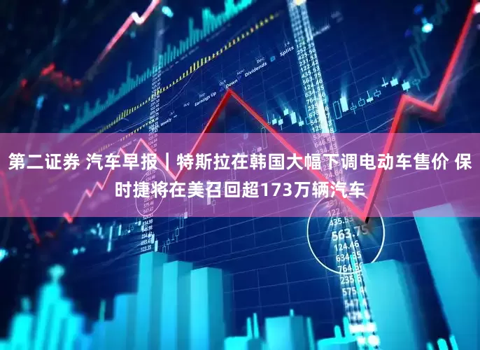 第二证券 汽车早报｜特斯拉在韩国大幅下调电动车售价 保时捷将在美召回超173万辆汽车